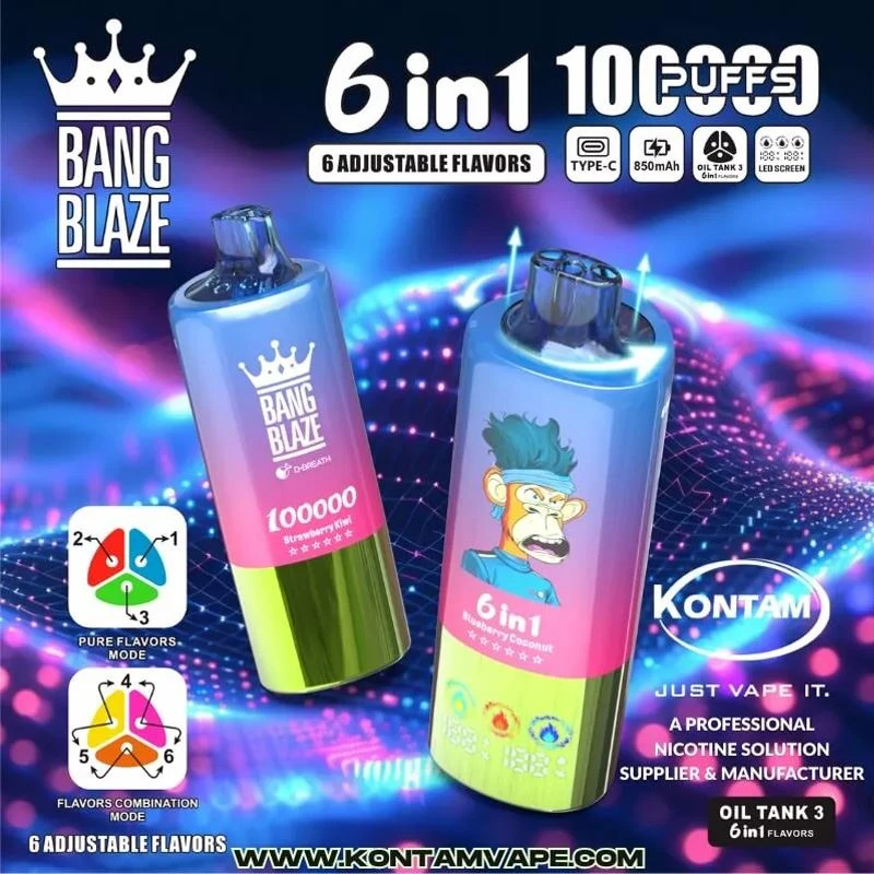 بینگ بلیز 100 ک پفس 6 میں 1